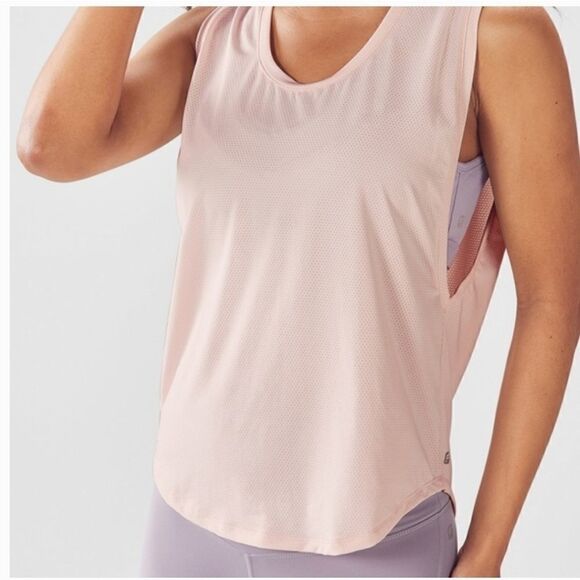 Janis Graphic Mesh Tank “Girl up Almighty “  - Picture 8 of 9